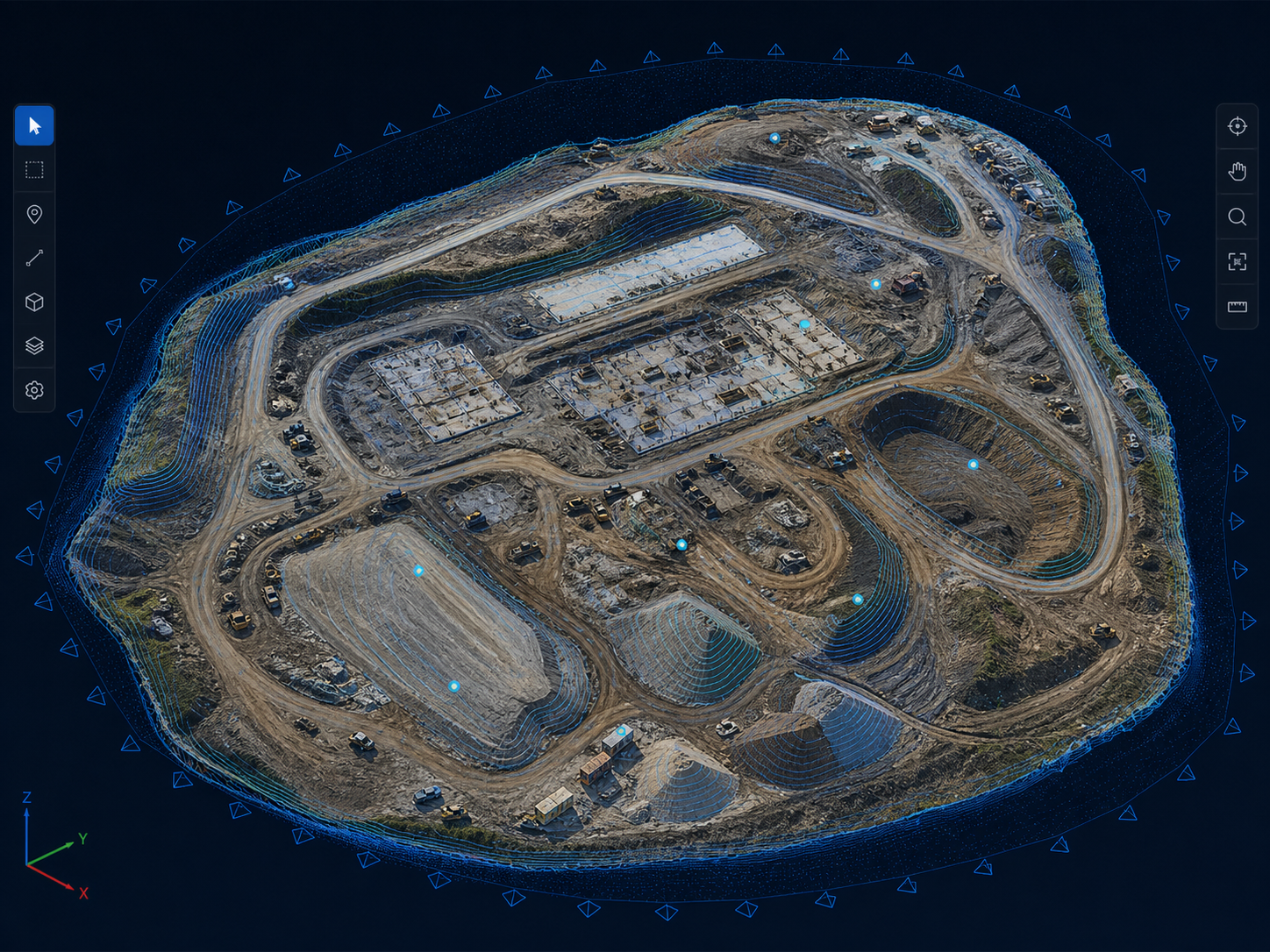 Active construction-site photogrammetry reconstruction in MaticTech Mapper